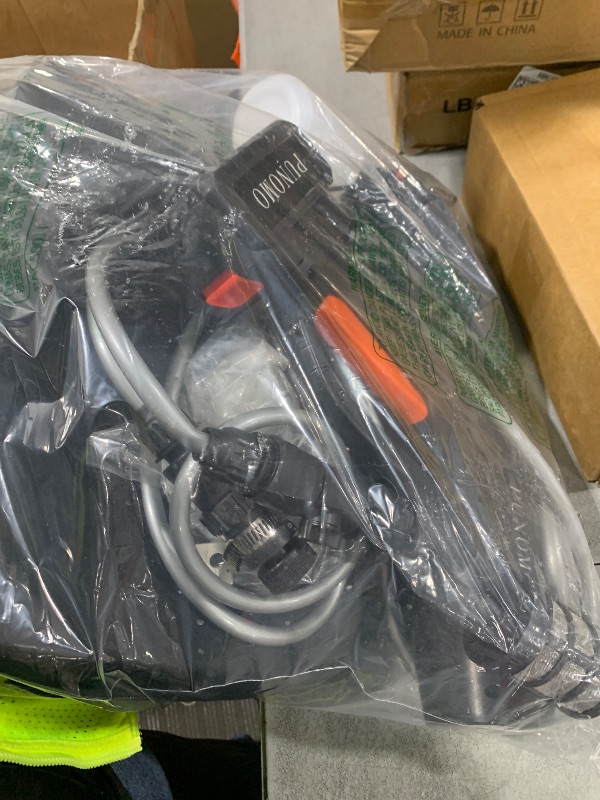 Photo 1 of **PARTS**PUNOMO Cordless Pressure Washer Battery Powered, Brushless Portable Handheld Power Washer Gun w/ 2X 21V Batteries & Charger, 1800 PSI Max, 6-in-1 Nozzle, Foam Cannon, 19FT Hose for Car, Garden Patio