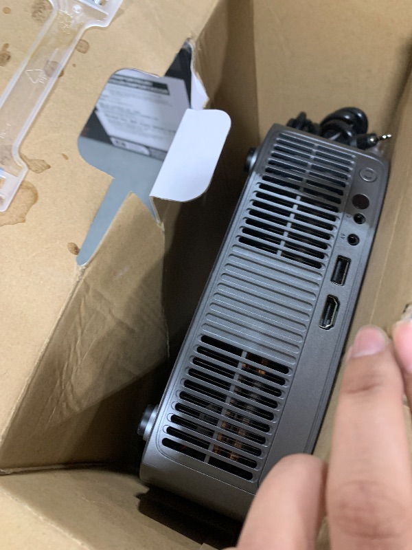 Photo 1 of [Short Throw/Built in Apps] Projector 4K with WiFi and Bluetooth, 2000ANSI TOF Auto Focus Keystone Smart Projector for Dolby Audio Home Theater Movie, Kogata Outdoor Projector Portable Ceiling Gray