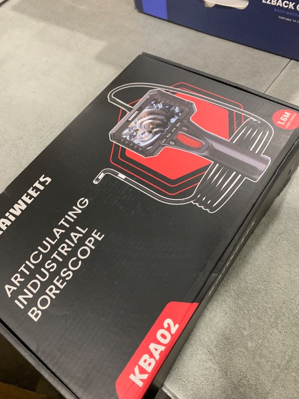 Photo 1 of Two-Way Articulating Borescope Camera with Light, 0.25in Slim Probe, Industrial Endoscope Inspection Camera with Light, 5.3FT Flexible Snake Scope for Automotive, HVAC and Aircraft Mechanics