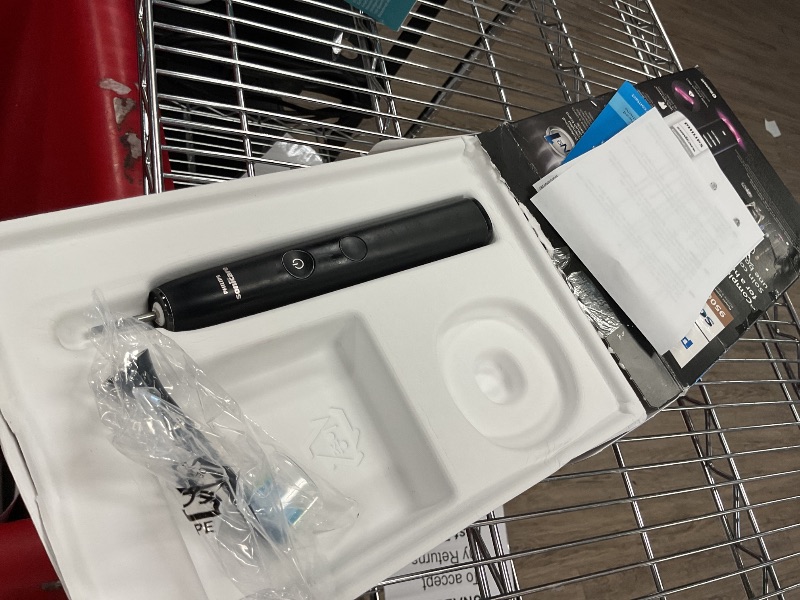 Photo 1 of Philips Sonicare DiamondClean Smart 9500 Electric Toothbrush, Sonic Toothbrush with App, Pressure Sensor, Brush Head Detection, 5 Brushing Modes and 3 Intensity Levels, Black, Model HX9923/11