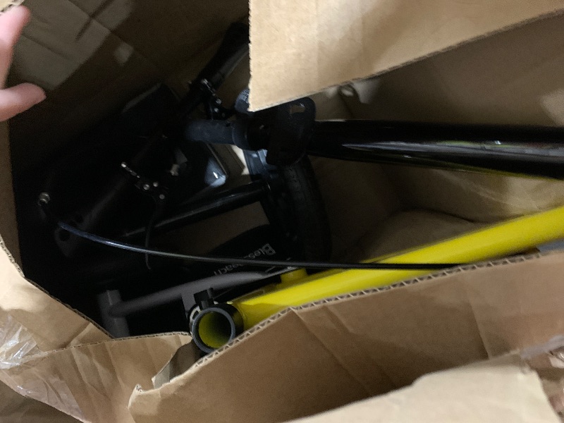 Photo 1 of BlessReach Economy Steerable Knee Walker - Compact Crutch Alternative for Foot Injuries with Dual Braking System (Yellow)