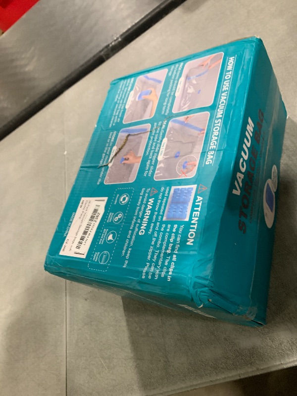 Photo 1 of Cozy Essential Travel Vacuum Storage Bags with Rechargeable Cordless Electric Pump, Space Saver Bags for Luggage, Suitcase, Carry-On, for Clothes, Blankets, Comforters, Pillows, 26 Combo