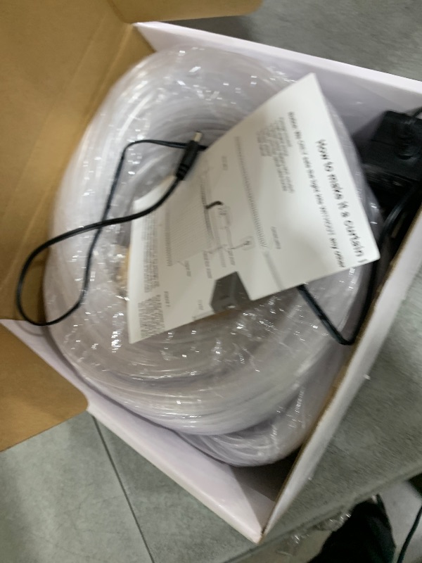 Photo 1 of AKEPO Fiber Optic Sensory Lights for Sensory Room Autism Children, 16W Twinkle RGBW+Bluetooth App Control+Music Activated Fiber Optical Light Engine with 9.8ft/3m 50pcs (3x0.75mm) Flash Point Cable