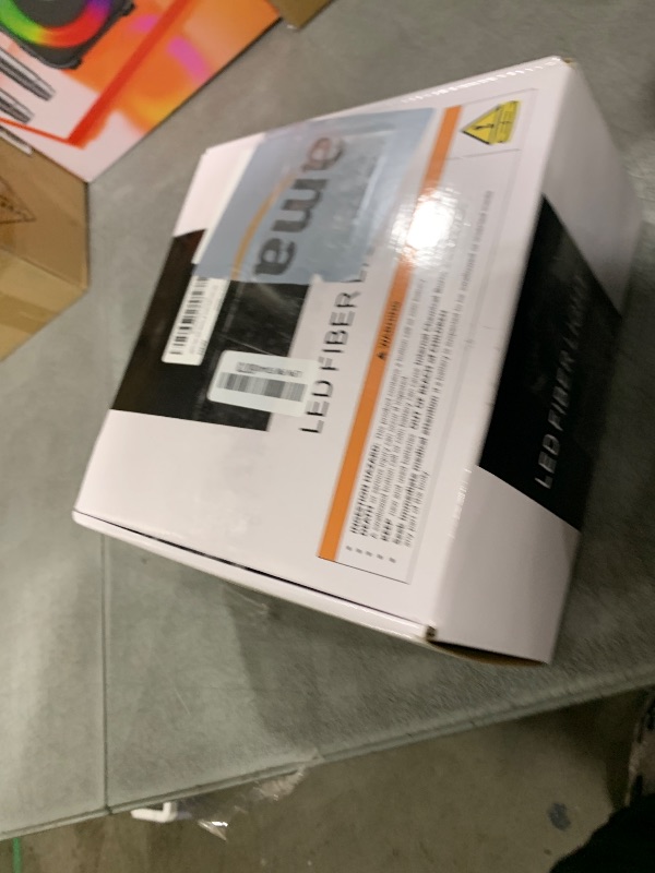 Photo 1 of AKEPO Fiber Optic Sensory Lights for Sensory Room Autism Children, 16W Twinkle RGBW+Bluetooth App Control+Music Activated Fiber Optical Light Engine with 9.8ft/3m 50pcs (3x0.75mm) Flash Point Cable