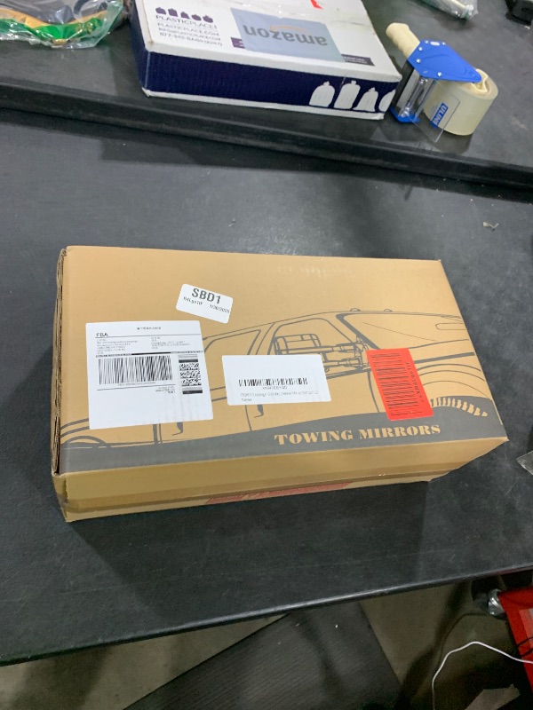 Photo 1 of ITOPUP Passenger Side View Mirror Fit for 1992-1994 For Chevy Blazer 1988-1999 Pickup Truck 1992-1999 Suburban 1995-2000 Tahoe Power Operated Manual Fold Non-heated Exterior Mirror GM1321122