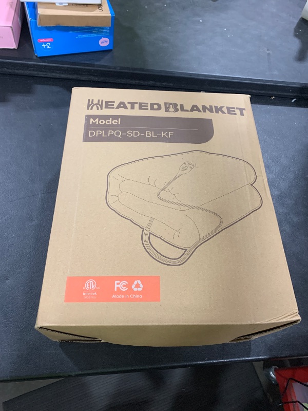 Photo 1 of YUSTAL Electric Heated Blanket King Size 90x100 Inch - Super Soft Flannel, 10 Heat Settings, 1-12H Automatic Shutoff, Dual Zone Controls, Machine Washable, Ideal for Couch & Sleeping (White)