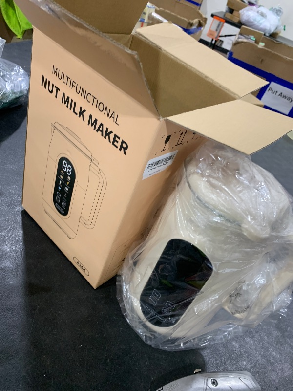 Photo 1 of 10 in 1 Nut Milk Maker Machine, 42oz IMD Screen Almond Milk Maker, Soy Milk Maker with Self-Cleaning, Delay Start, Keep Warm, Boil Water, Automatic Plant-Based Milk Blender for Soybean, Oat, Coconut