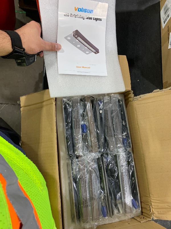 Photo 1 of VOLISUN 16 Pack 7 Inch Retaining Wall Lights, Waterproof LED Hardscape Lighting, Cuttable Low Voltage Landscape Lighting, 12V Paver Lights, 3W Outdoor Step Lights, 2700K Soft White, ETL