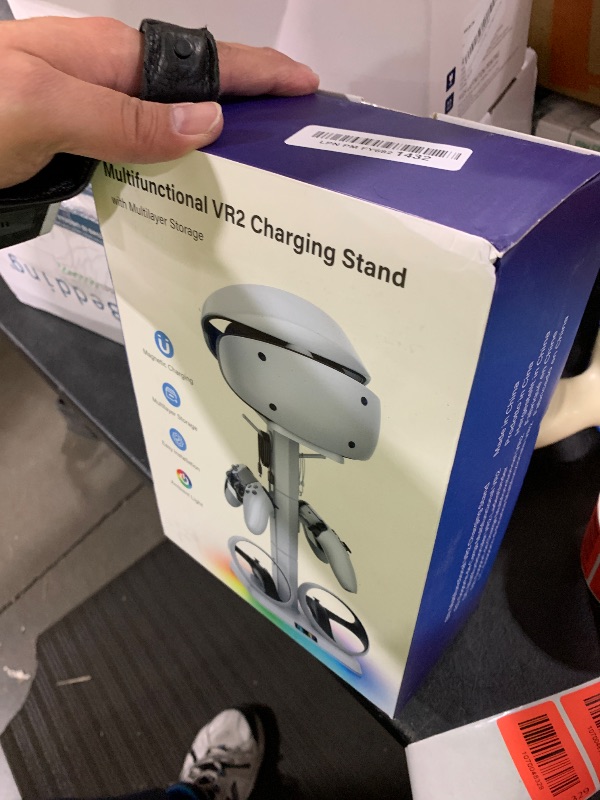 Photo 1 of Kosker PSVR 2 Charging Station, Fast Charging Dock with Magnetic Clasp, Storage Stand for VR2 Headset & PS5 Controller with 9 RGB Modes, Includes Type-C Connectors Commodore 64 Games