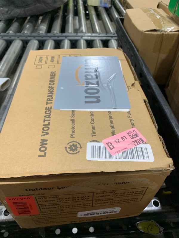 Photo 1 of LoyeeBlis 500W Low Voltage Landscape Transformer with Timer & Photocell for Landscape Lighting, 120V to 12V/15VAC Weatherproof, Stainless Steel, Smart Low Voltage Transformers for Outdoor Garden