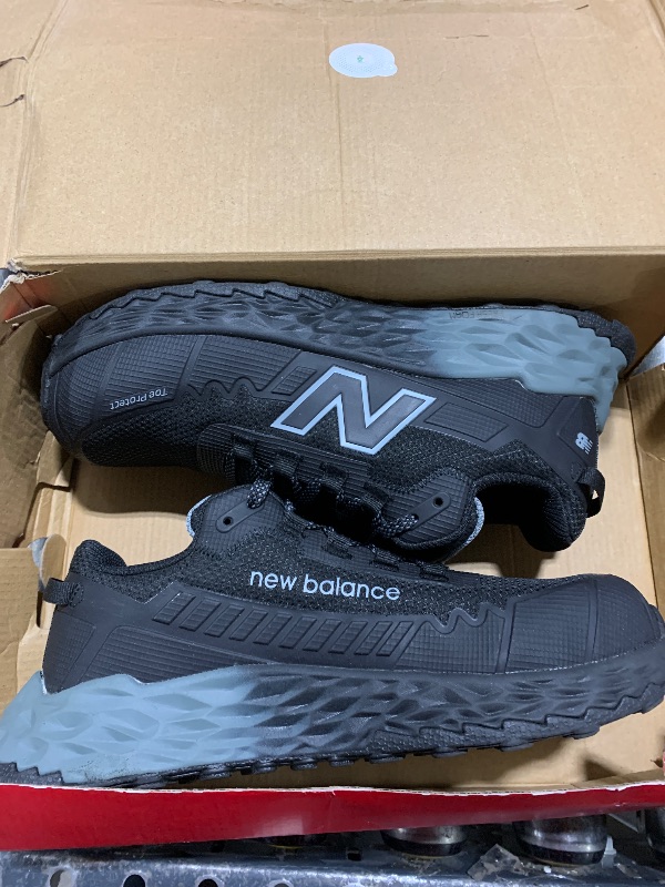 Photo 1 of New Balance Fresh Foam Cremorne Composite Toe Safety Shoes for Men - Non Slip, Electrical Hazard - Black/Grey, Low Rise Size: 8