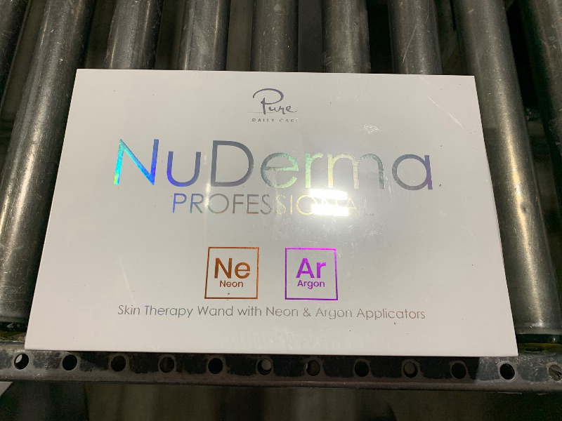 Photo 1 of NuDerma Professional Skin Therapy Wand - Portable Skin Therapy Machine with 6 Neon & Argon Wands – Boost Your Skin – Clear Firm & Tighten