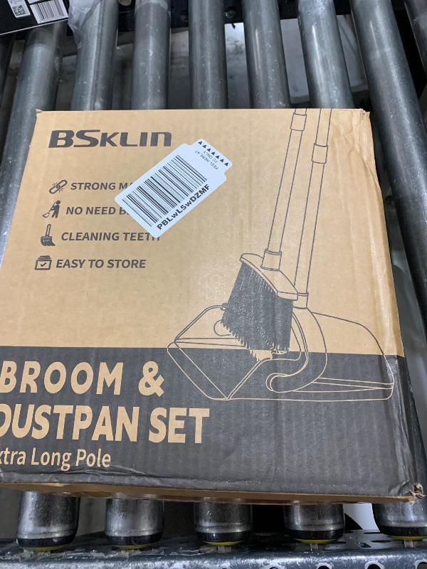 Photo 1 of **********DAMAGED***************READ CLERK COMMENTS*********

BSKLIN Pink Broom and Dustpan Set, 52-in Handle Broom Dustpan Combo Set Household Hand Broom with Dustpan Teeth to Clean Hair for Home Kitchen Office Lobby Sweeping Indoor?Pink?********READ CLE