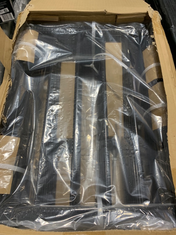 Photo 1 of BFNN Metal Short Dog Gate, 16.5" High to Step-Over, Free Standing Foldable Pet Gate, Up to 96" Wide Puppy Fence for Stairs and Doorways, Indoor & Outdoor Use, No Drilling and No Assembly, Black