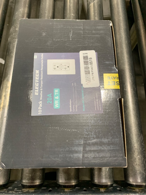 Photo 1 of ELECTECK 10 Pack GFCI Outlets 20 Amp, Outdoor Weather Proof (WR), Self-Test GFI Receptacles with LED Indicator, Ground Fault Circuit Interrupter, Screwless Wallplate Included, UL Listed, White