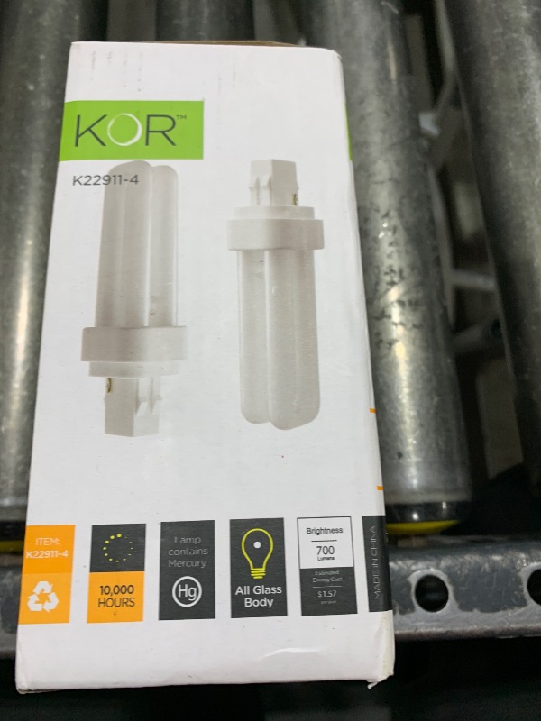 Photo 1 of (4 Pack) 13 Watt Double Tube – 2 Pin (GX23-2) Base - 4100K CFL-Plug-in Replacement for Sylvania 21120/20708 - CF13DD/841/ECO - GE 97589 - F13DBX23/841/ECO - Philips 383133 PL-C13W/41/USA/ALTO.