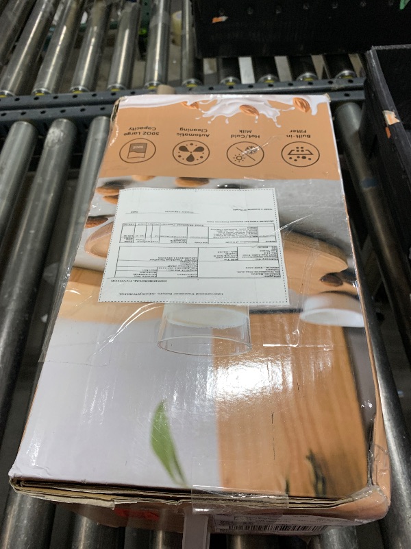 Photo 1 of 304 Stainless Steel Almond Milk Maker Machine (Built-in Filter) 50oz 6-7 Cups Per Batch, 8-IN-1 Cooking Blender Make Plant Based Nut Milk, Soy Oat Milk, Soup & Juice, Automatic Cleaning (Black)