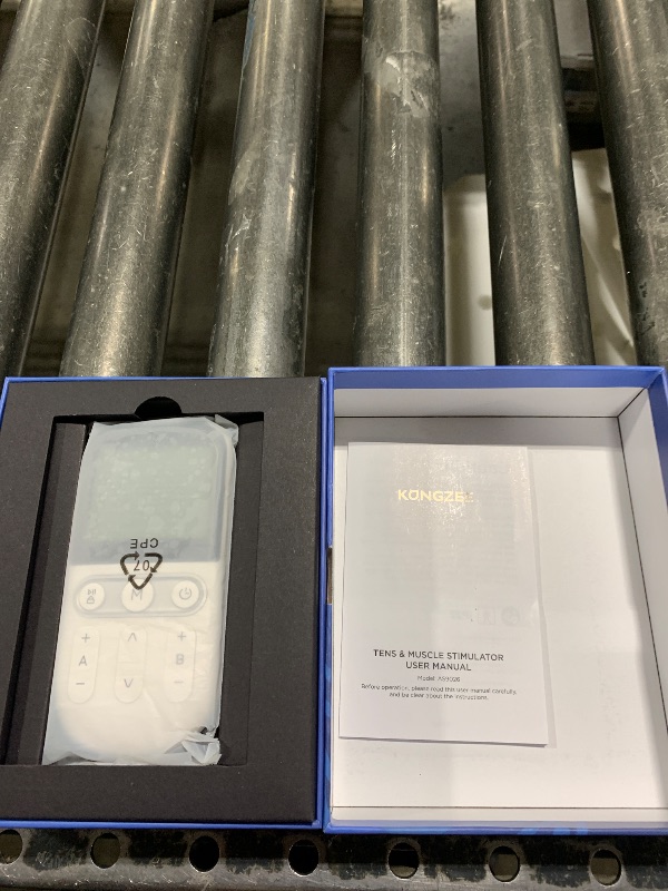 Photo 1 of 4 in 1 - D.I.Y & Tens Unit & EMS & Massage Muscle Stimulator, Dual Channel TENS Units Therapy Machine for Pain Relief, FDA Cleared Rechargeable Electronic Pulse Massager, with 12pcs Electrode Pads.