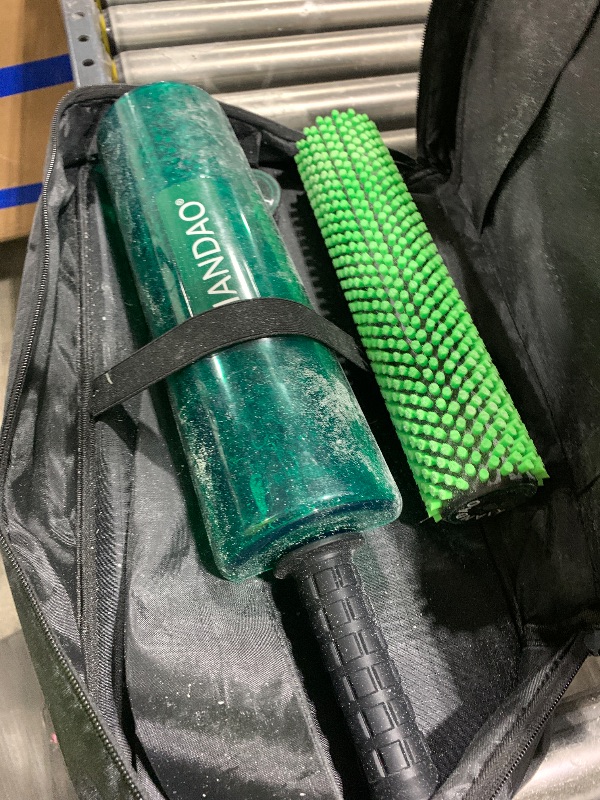 Photo 1 of Ski Snowboard Roto Brush Kit with Quick-Change Axle 2 Professional Brushes: Horsehair, Nylon for Waxing (290mm Length)
