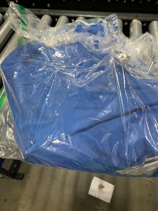 Photo 1 of 10×10 Canopy Replacement Top, Pop Up Canopy Replacement Tent Cover for Straight Leg Frame, Waterproof Canopy Top Cover for Garden Patio Camping (Top Only)(Blue)