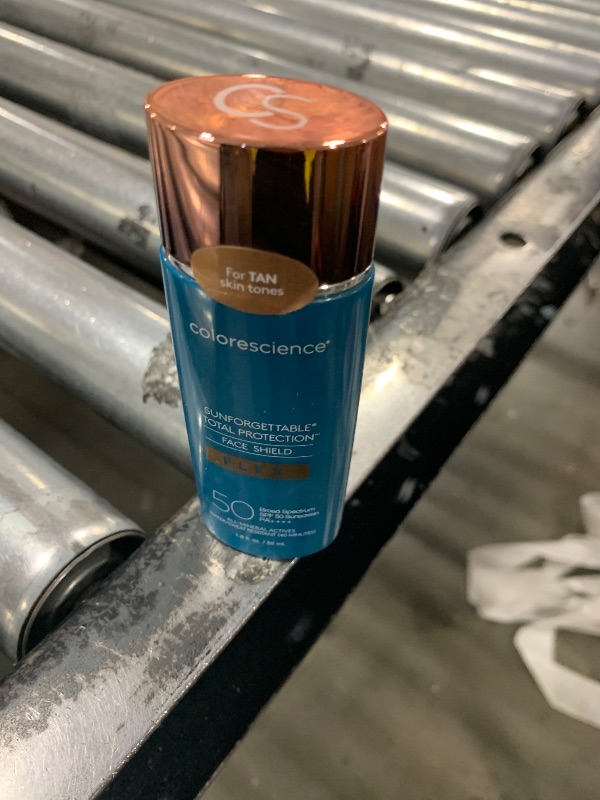 Photo 1 of Colorescience 50 to 70 SPF Total Protection Face Shield Flex SPF 50, Zinc Oxide Formula, Tan, 1.8 fl. oz.