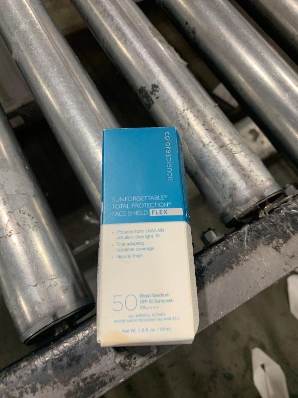 Photo 1 of Colorescience 50 to 70 SPF Total Protection Face Shield Flex SPF 50, Zinc Oxide Formula, Tan, 1.8 fl. oz.