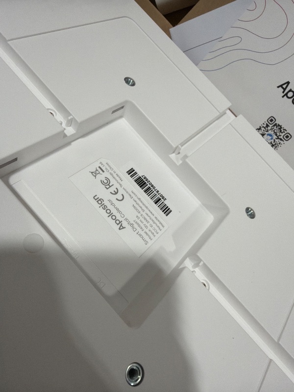 Photo 1 of Apolosign 15.6-inch Digital Calendar : Dual Mode Smart Wall Planner, No Subscription, Install Apps, Sync Calendars, Electronic Touchscreen Interactive Display for Family Schedules, Chore Chart - with Stand (Teak)