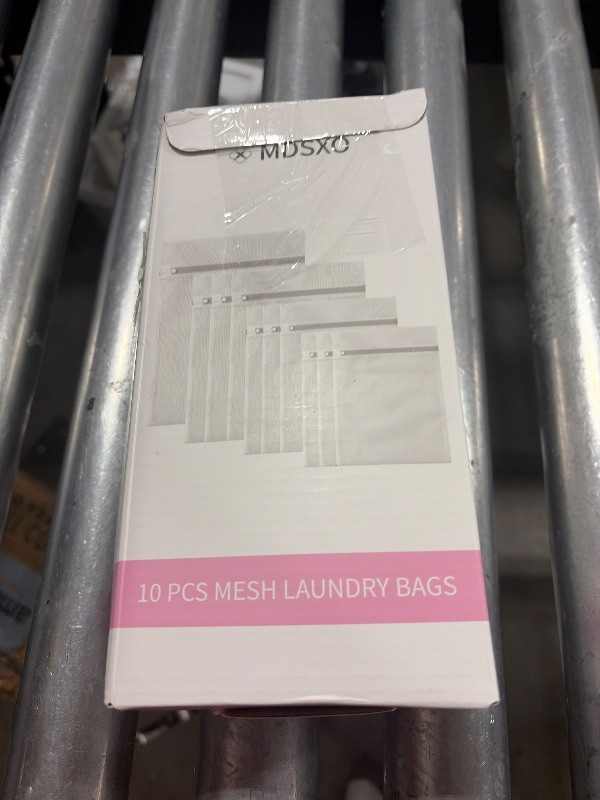 Photo 1 of 10 Pack Mesh Laundry Bags for Delicates with Non Rust Zipper- MDSXO White Laundry Bags Mesh Wash Bags, Easy Fit Bra, Sock,Lingerie,Sneaker,Baby Laundry for Washing Machine Travel Storage[1XL/3L/3M/3S]