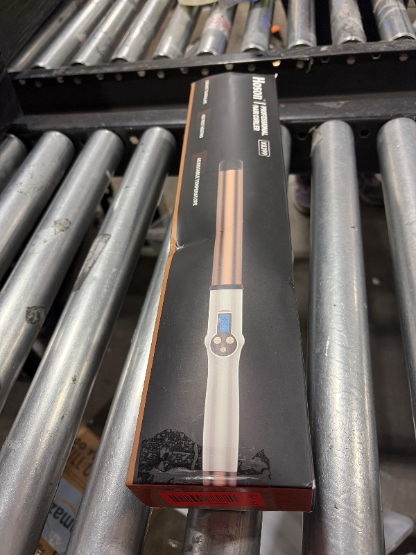 Photo 1 of 1 1/4 Inch Extra Long Barrel Curling Wand, Ceramic Tourmaline Curling Wand Professional Dual Voltage with Adjustable Temperature