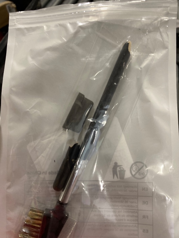 Photo 1 of 1 Pcs Eyebrow Brush, Metal Eyelash Comb, Resuable Dual Eyebrow Comb, Eye Brow Makeup Brush Eye Lash Comb for Eyelashes Extension (Bristles)