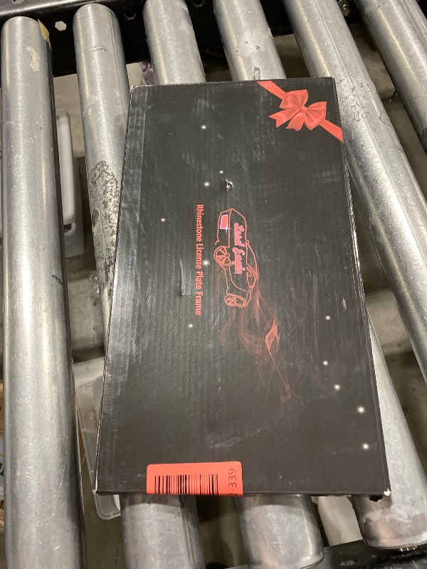 Photo 1 of [2 Pack] AB Bling License Plate Frames - 1200+ Hand-Set Iridescent Rainbow Crystals - Rust-Proof Stainless Steel, 100% Street Legal - Girly Car Accessories Gifts for Women (Placas de Carro Mujer)