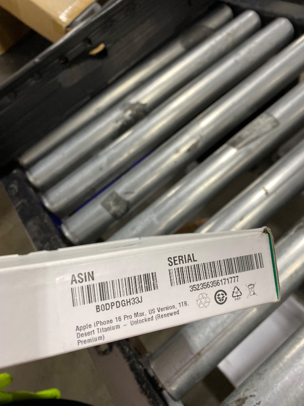 Photo 1 of Apple iPhone (Renewed Premium) 16 Pro Max, US Version, 1TB, Desert Titanium - Unlocked