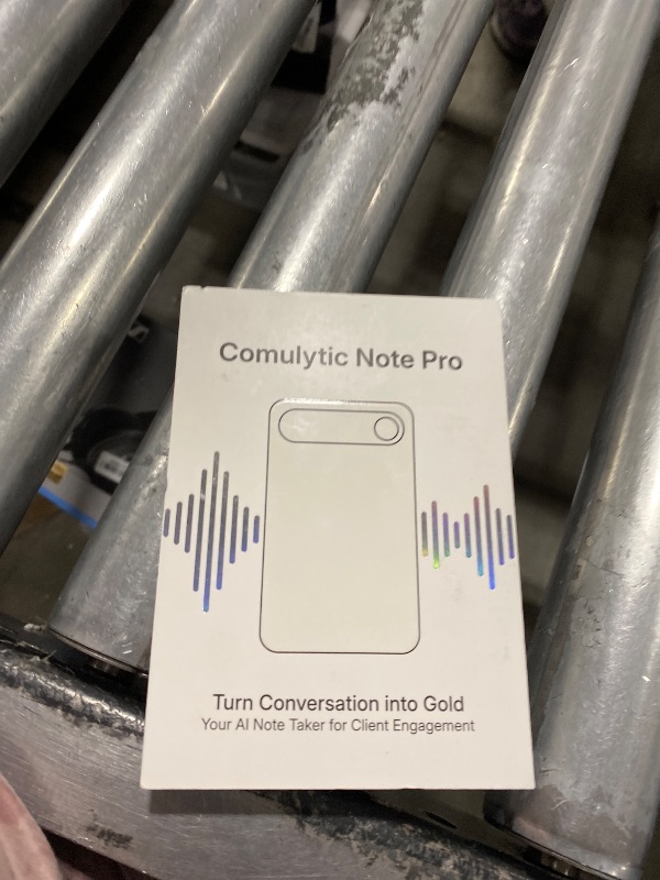 Photo 1 of Comulytic Note Pro AI Voice Recorder, Unlimited Transcribe & Summarize, AI Note Taking Recording Device w/Case, App Control, 113 Languages for Calls, Meetings, Lectures, Interviews, Silver