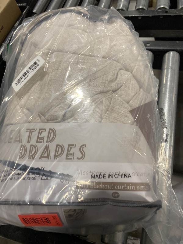 Photo 1 of Natural Linen Semi Sheer Large Curtains 102 Inches Long 2 Panels Set for Nursery, Memory Trained Pinch Pleated Extra Wide Light Filtering Rustic Windows Curtain for Bedroom 70 x 102 Inch Length