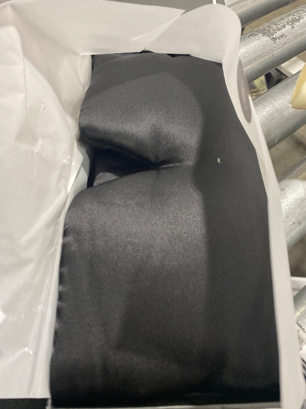 Photo 1 of QUIET COVE Plush 3D Contoured Silk Sleep Mask - Total Blackout, 100% Silk 22 Momme, Foam Eye Cups Do Not Crush Eyelashes, Luxe Cloud Filling for Side Sleeping Comfort (Black) with Luxury Gift Box