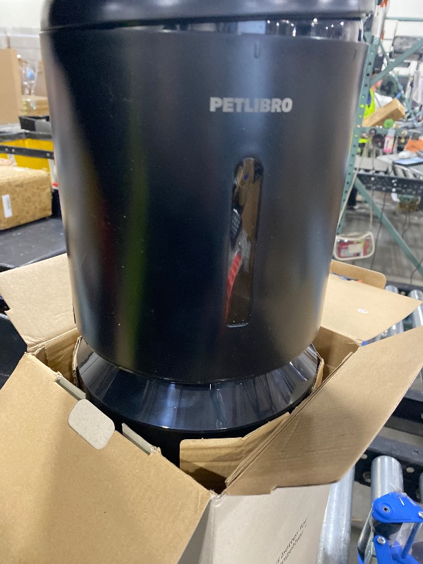 Photo 1 of PETLIBRO Automatic Cat Feeder, 5G WiFi Automatic Dog Food Dispenser with Freshness Preservation, 5L Timed Pet Feeder with Low Food Sensor, Up to 10 Meals Per Day, Granary Black
