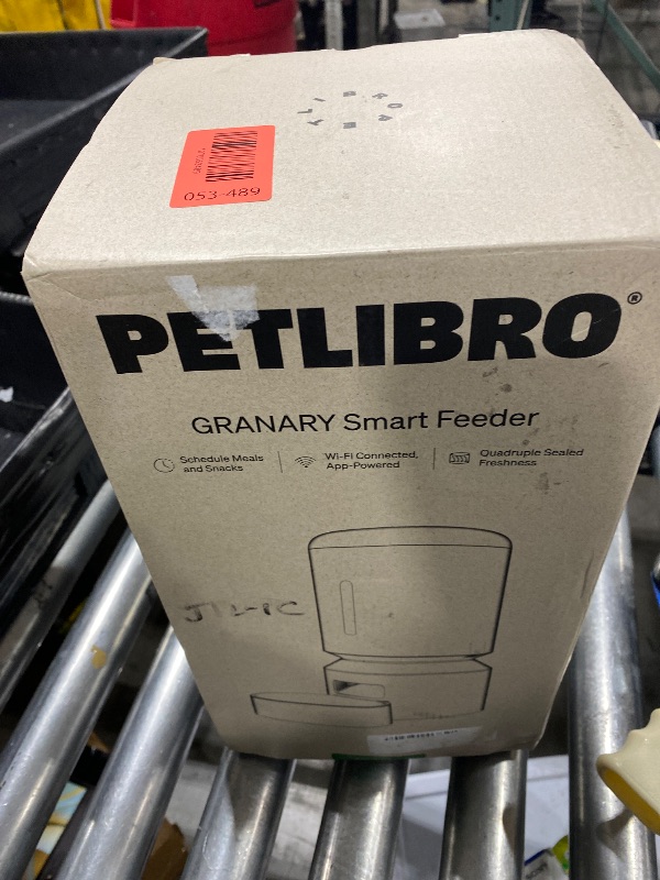 Photo 1 of PETLIBRO Automatic Cat Feeder, 5G WiFi Automatic Dog Food Dispenser with Freshness Preservation, 5L Timed Pet Feeder with Low Food Sensor, Up to 10 Meals Per Day, Granary Black