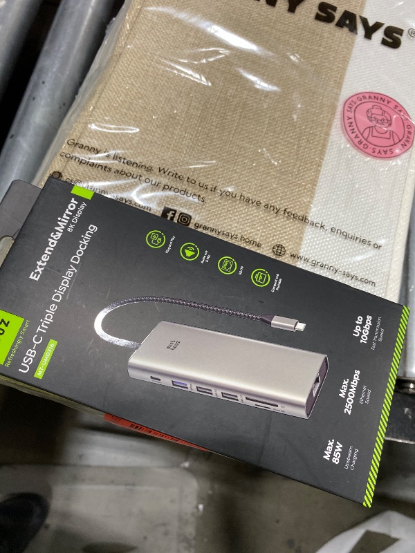 Photo 1 of USB C Docking Station Dual Monitor Adapter,Minthouz Displayport Docking Station with Dual 8K DP,USB Hub 4K HDMI,100W PD in,10Gbps USB A/C,2.5G Ethernet Port for for Windows & Mac