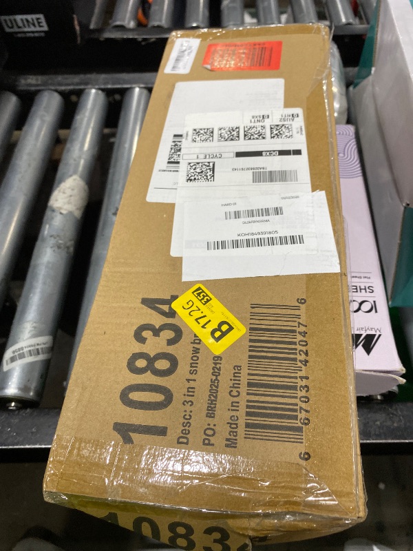 Photo 1 of ?Snow MOOver 39" Extendable Snow Brush with Squeegee & Ice Scraper | Foam Grip | Auto Snow Brush | Auto Ice Scraper | Car Truck SUV