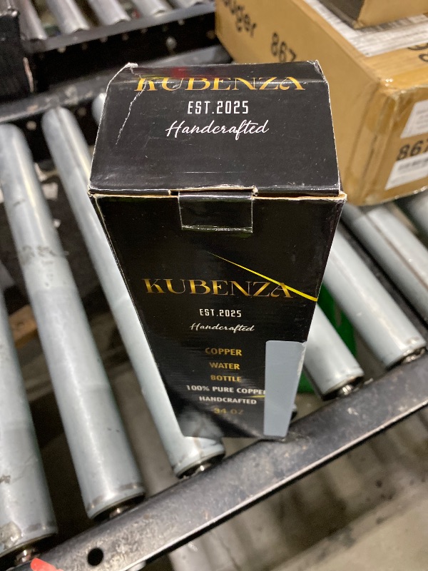 Photo 1 of 100% Pure Copper Water Bottle – Ayurvedic Copper Bottle for Drinking Water – 34 oz (1 Liter) – Handmade, Leak-Proof, BPA-Free, Eco-Friendly, Joint & Digestion Support, Yoga, Office & Daily Hydration