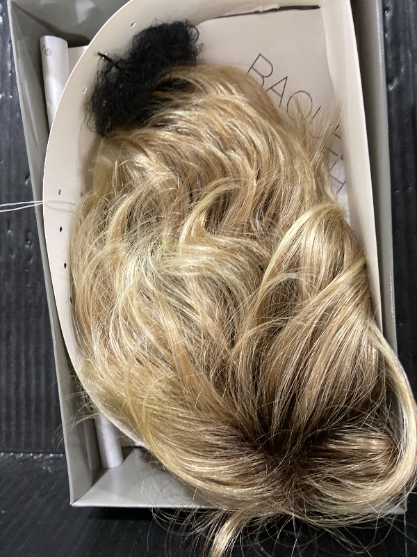 Photo 1 of Raquel Welch Voltage Short Layered Synthetic Wig by Hairuwear, Petite Cap, SS14/88 Golden Wheat