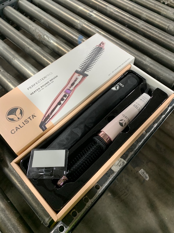 Photo 1 of CALISTA Perfecter Pro Heated Round Brush | Lift, Volumize, and Style with No Heat Damage for Healthier-Looking Hair | 4 Sizes for Most Hair Types | Dual Voltage & Adjustable Temp (0.5, Rose Gold)