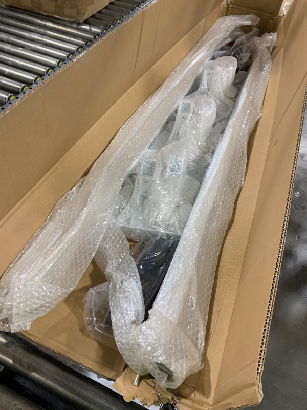 Photo 1 of 54" Ladder Roof Rack Fit for Ford Transit 150 250 350 Cargo Van 3 Crossbars with Rear Cargo Roller