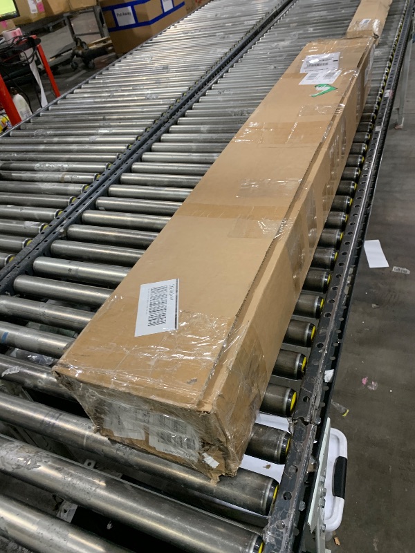 Photo 1 of 54" Ladder Roof Rack Fit for Ford Transit 150 250 350 Cargo Van 3 Crossbars with Rear Cargo Roller