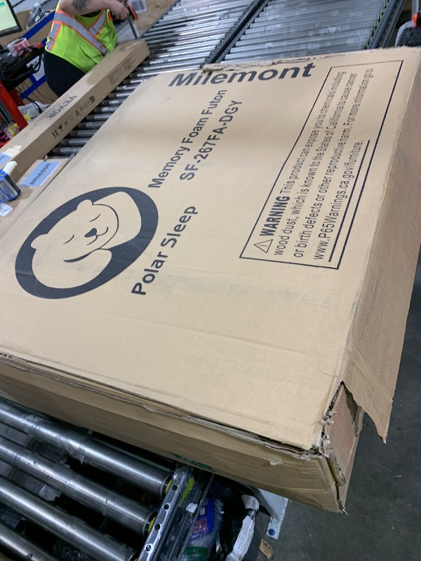 Photo 1 of Modern Dark Gray Futon Sofa Bed