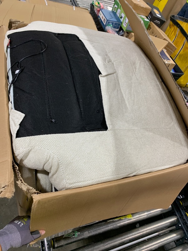 Photo 1 of Garvee Electric Massage Recliner Chair with Vibration & Heat, 360° Swivel Rocker, Chenille Fabric