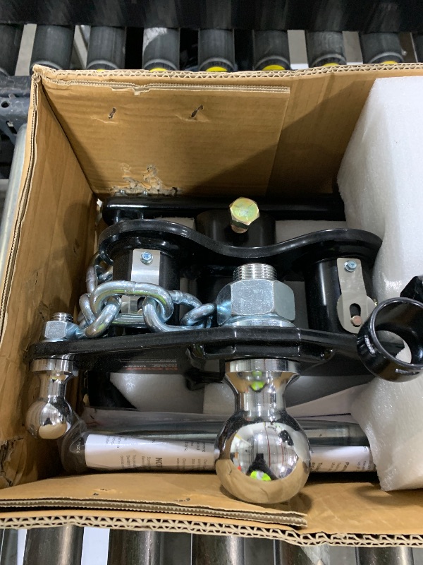 Photo 1 of CURT 17063 Round Bar Weight Distribution Hitch with Integrated Lubrication and Sway Control, Up to 14K, 2-In Shank, 2-5/16-Inch Ball