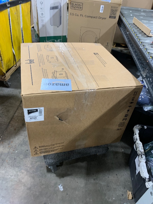 Photo 1 of SHARP SMD2470ASY Microwave Drawer Oven, 24-inch, 1.2 Cubic Feet, 950 Watt, Concealed Control Panel with Digital LCD Display, Stainless Steel