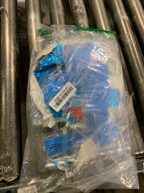 Photo 1 of 102 PCS Party Decorations - Birthday Banner, Balloon, Tablecloth, Paper Tableware, Backdrop, Hanging Swirl for Adult Theme Party Supplies