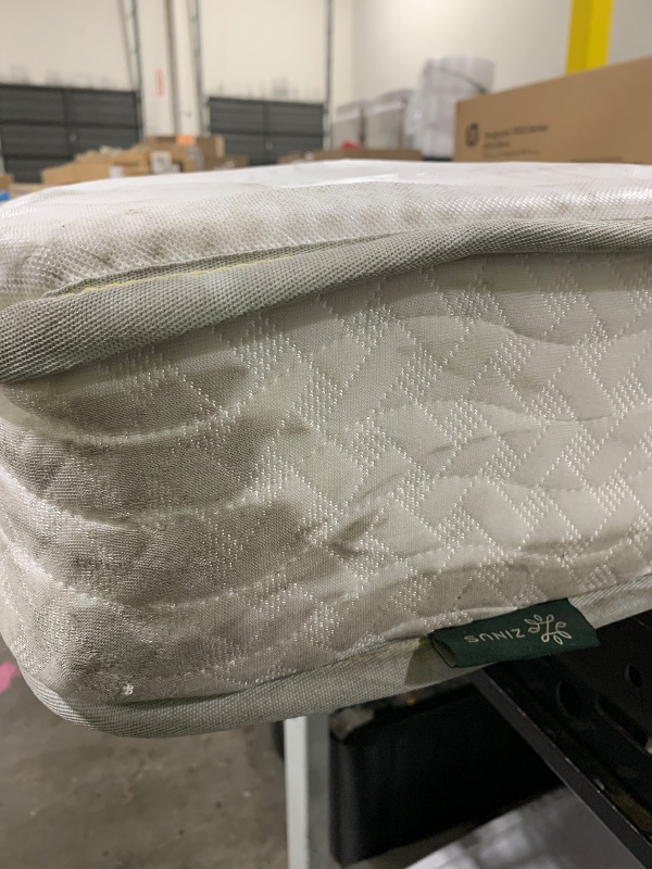 Photo 1 of Zinus Twin Medium Quilted Top 6 in. Foam and Spring Hybrid Mattress